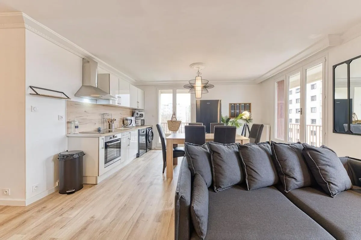 Appartement Magnificent Apartment, 4 Bedrooms, Fiber Wifi Grenoble